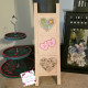 Farmhouse Ladder-"Hearts"-Interchangeable tiles, no base included