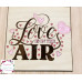 Farmhouse Ladder-"Love is in the Air"-Interchangeable tiles, no base included