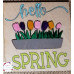 Farmhouse Ladder-"Spring"-Interchangeable tiles, no base included