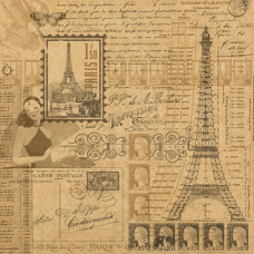 Graphic 45 Glimpse of Paris 12x12 Paper